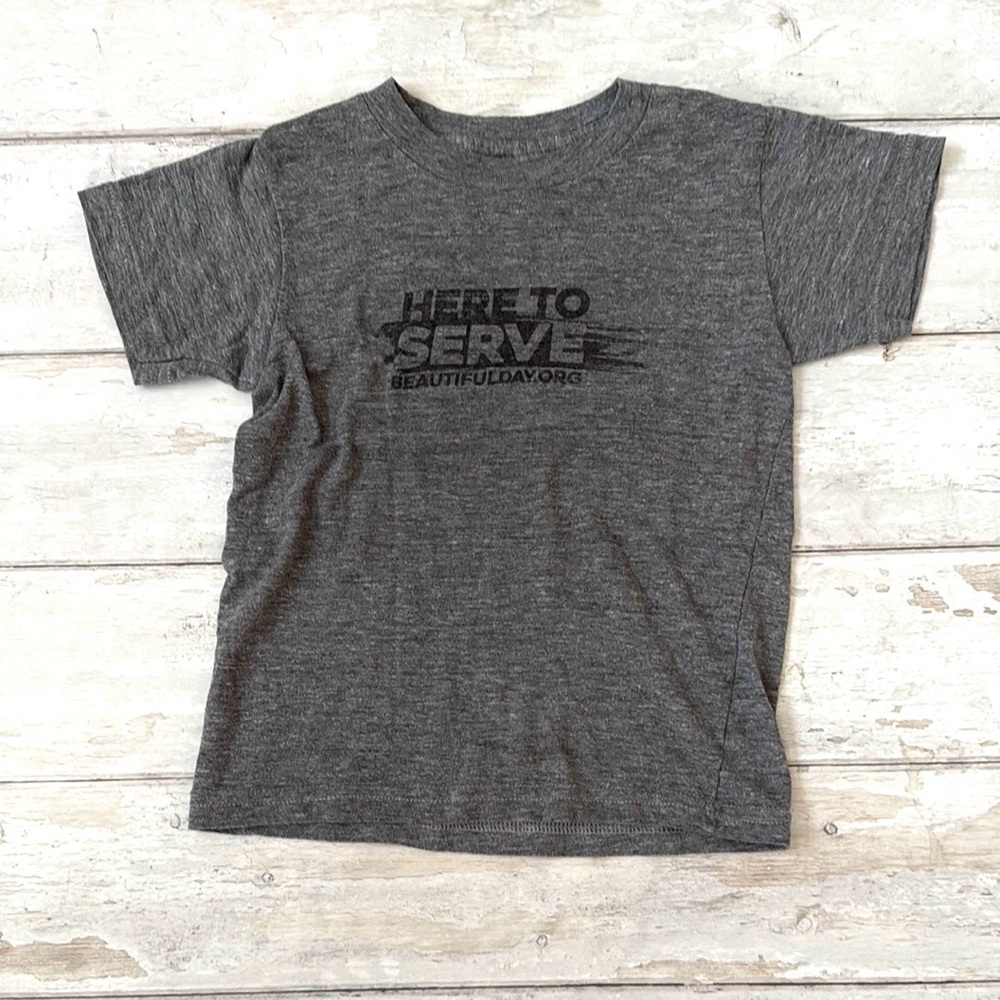 Boys Size 4 Gray Short Sleeve Top American Apparell Kids 4T